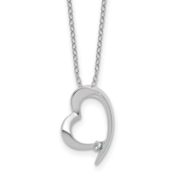 SS Diamond Pend Necklace