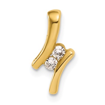 10ky Diamond Pendant, 2 - .05 RD DIAS - Dia: RDG-I3