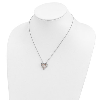 SS Rose Plate Small Heart 10 - 200' RD DIAS - Mel:S45 — alternate view