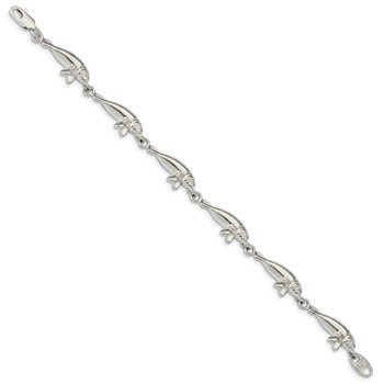 Sterling Silver Manatees Bracelet — alternate view
