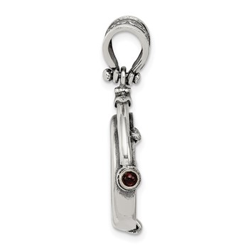 Ancient Coins Sterling Silver and Bronze Antiqued Widow's Mite Coin Reversible Pendant with a Certificate of Authenticity — alternate view