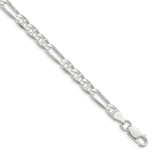 Sterling Silver 5.5mm Figaro Anchor Chain