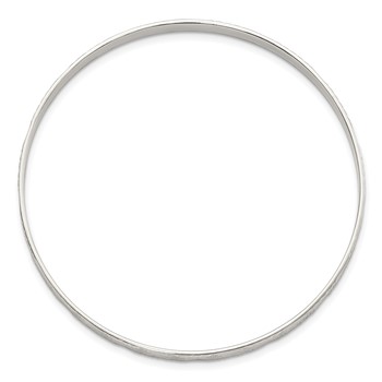 Sterling Silver Diamond Cut Slip-on Bangle — alternate view