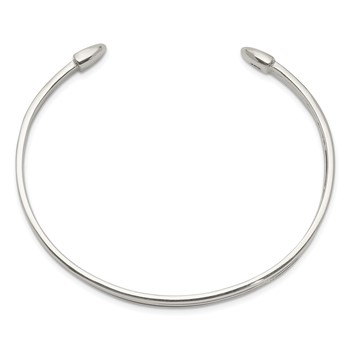 Sterling Silver Cuff Bangle — alternate view