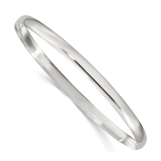 Solid silver deals bangle bracelet