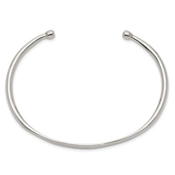 Sterling Silver Cuff Bangle — alternate view