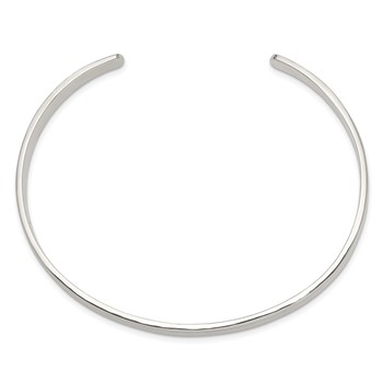 Sterling Silver 5mm Cuff Bangle — alternate view