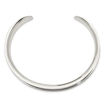 Sterling Silver 8.5mm Cuff Bangle — alternate view