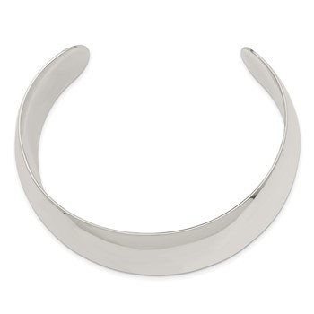 Sterling Silver 28.5mm Cuff Bangle Bracelet — alternate view
