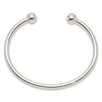 Sterling Silver 4mm Bangle Bracelet — alternate view