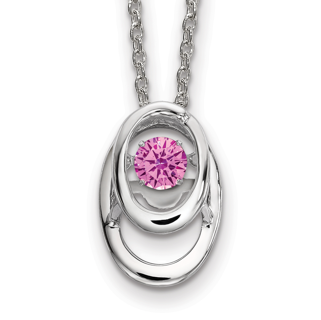 Brilliant Gemstones Sterling Silver with 14K Accent Rhodium Brilliant Gemstones Sterling Silver with 14K Accent Rhodium