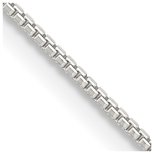 Sterling Silver 1mm 8 Sided Box Chain