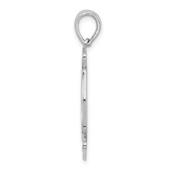 De-Ani Sterling Silver Rhodium-Plated St. Florian Fire Department Medal Pendant — alternate view