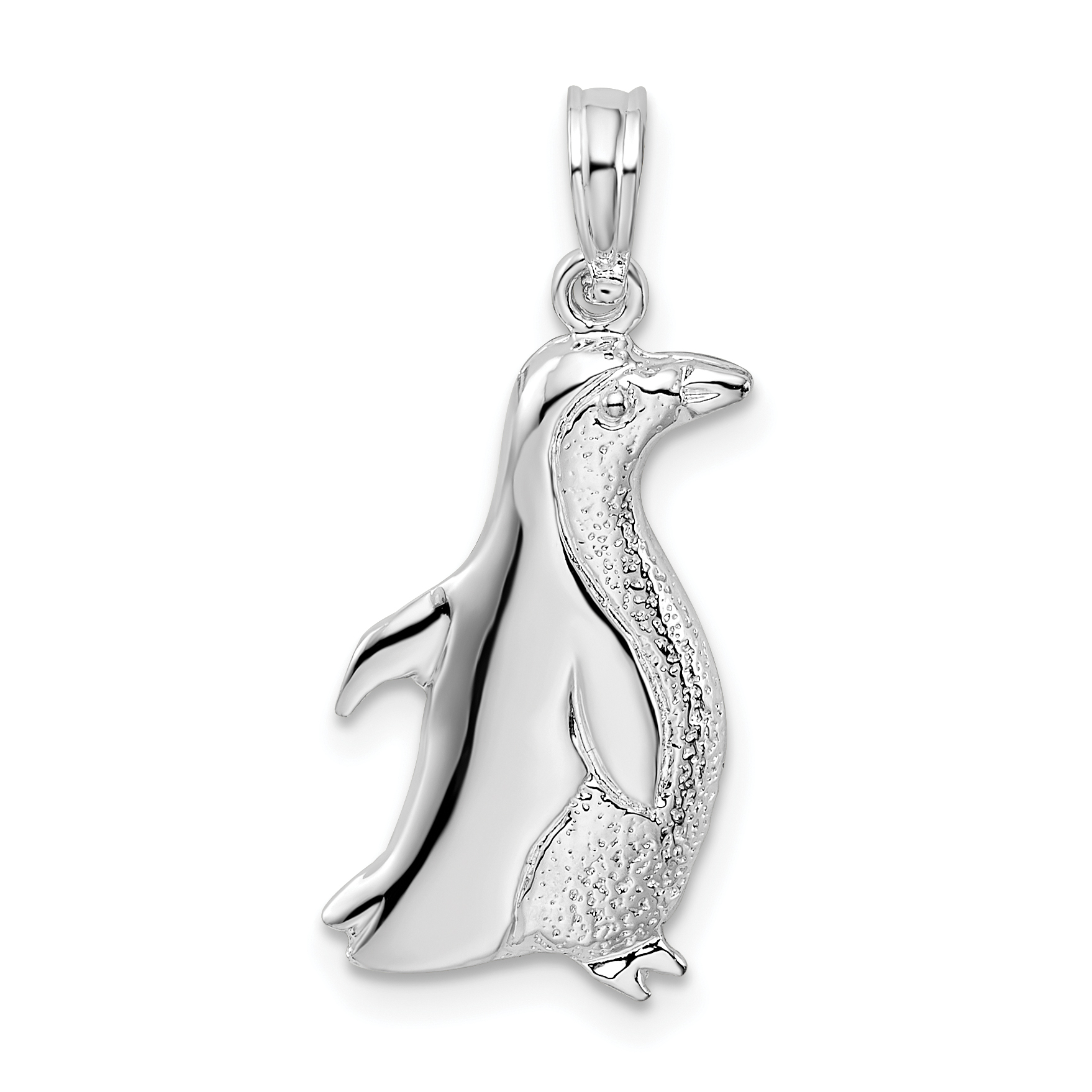 Penguin necklace origami penguin pendant gold penguin jewelry geometric  necklace