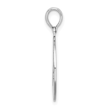 De-Ani Sterling Silver Rhodium-plated Polished Cape Cod Cut-Out Pendant — alternate view