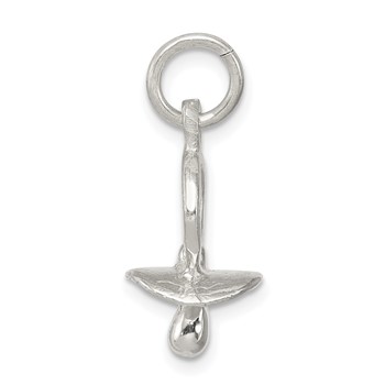 Sterling Silver Pacifier Charm — alternate view