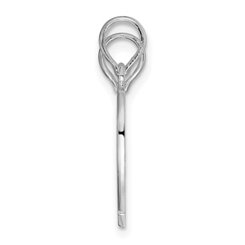 De-Ani Sterling Silver Rhodium-Plated Big Sis / Mom / Lil Sis Break Apart Pendant — alternate view