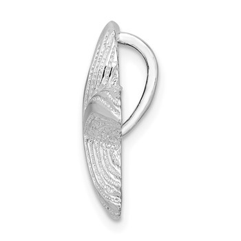 De-Ani Sterling Silver Rhodium-Plated Polished and Textured Starfish Slide — alternate view