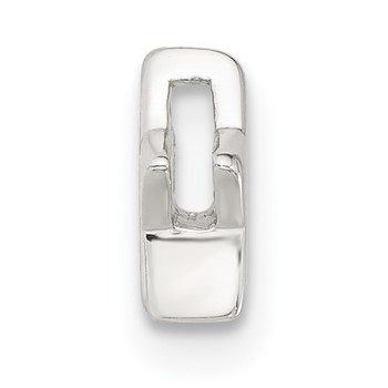 Sterling Silver E-coated Star Slide Charm — alternate view