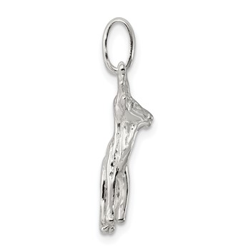 Sterling Silver Deer Charm — alternate view