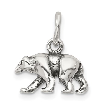 Sterling Silver Bear Charm