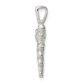 Sterling Silver Caduceus Charm — alternate view