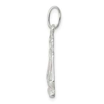 Sterling Silver Scales Of Justice Charm — alternate view