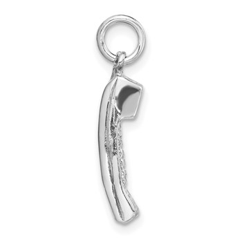 Sterling Silver Polished Cell Phone Charm — alternate view