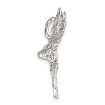 Sterling Silver Deer Head Charm — alternate view