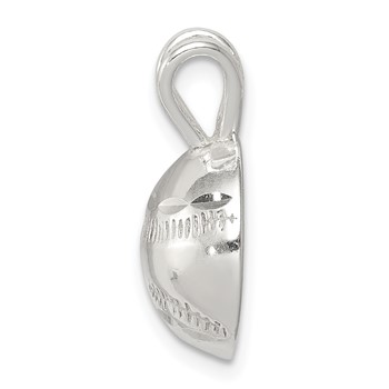 Sterling Silver Baseball Charm — alternate view