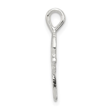 Sterling Silver Candy Cane Charm — alternate view