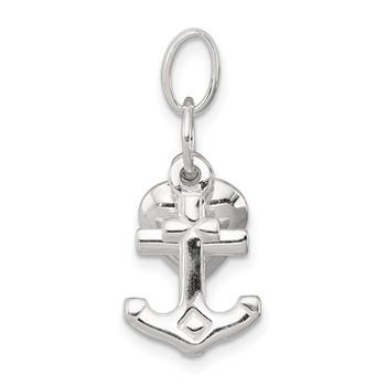 Sterling Silver Faith, Hope & Charity Charm — alternate view