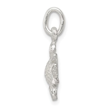 Sterling Silver Floral Charm — alternate view
