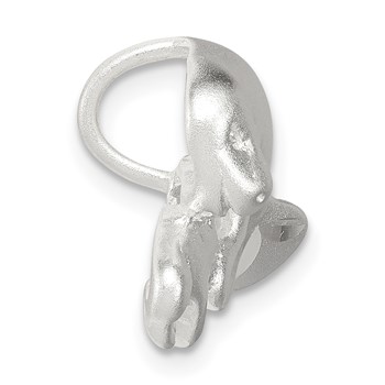Sterling Silver Manatee with Baby Charm — alternate view