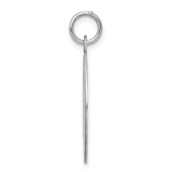 Sterling Silver Rhodium-plated My Best Friend Disc Charm — alternate view