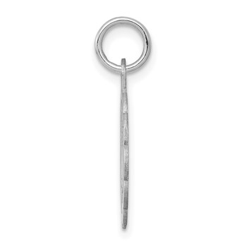 Sterling Silver Rhodium-plated My Confirmation Disc Charm — alternate view