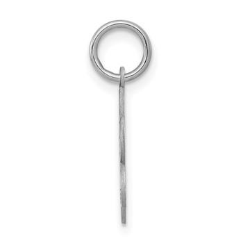 Sterling Silver Rhodium-plated Holy Communion Disc Charm — alternate view