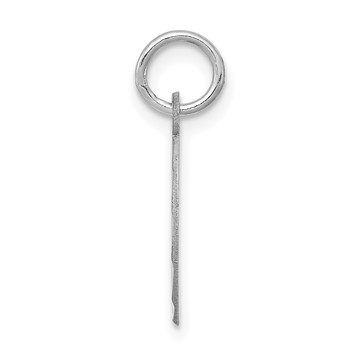 Sterling Silver Rhodium-plated Holy Communion Disc Charm — alternate view