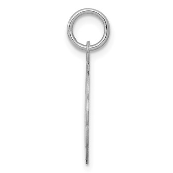 Sterling Silver Rhodium-plated Graduation Day Disc Charm — alternate view