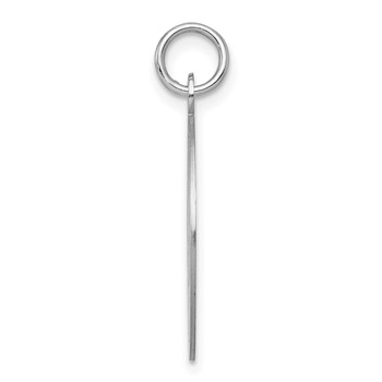 Sterling Silver Rhodium-plated Graduation Day Disc Charm — alternate view