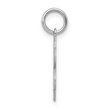 Sterling Silver Rhodium-plated Sweet Sixteen Disc Charm — alternate view