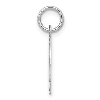 Sterling Silver Rhodium-plated Sweet Sixteen Disc Charm — alternate view