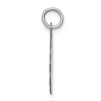 Sterling Silver Rhodium-plated Sweet Sixteen Disc Charm — alternate view