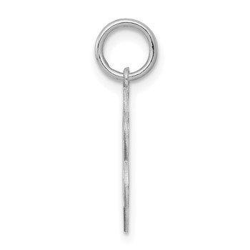 Sterling Silver Rhodium-plated Happy Birthday Disc Charm — alternate view