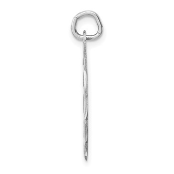 Sterling Silver Rhodium-plated Its a Boy Charm — alternate view