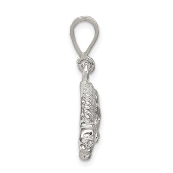 Sterling Silver Alligator Charm — alternate view