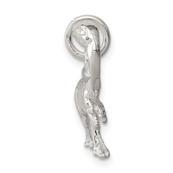 Sterling Silver Raptor Charm — alternate view