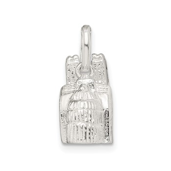 Sterling Silver Westminster Abbey Charm — alternate view