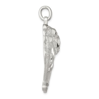 Sterling Silver Bull Dog Charm — alternate view