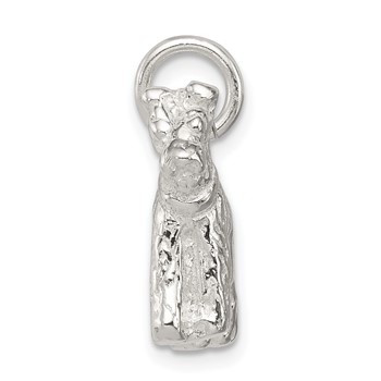 Sterling Silver Schnauzer Charm — alternate view